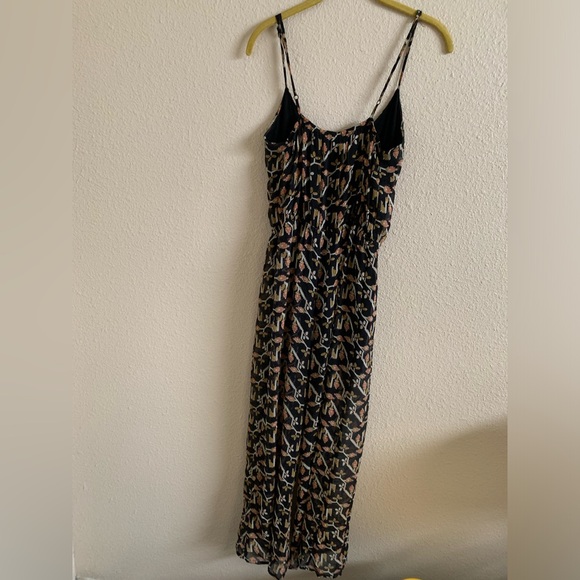 Anthropologie Dolan Silk Floral Wide Leg Jumpsuit Romper 🌴 - Picture 3 of 8